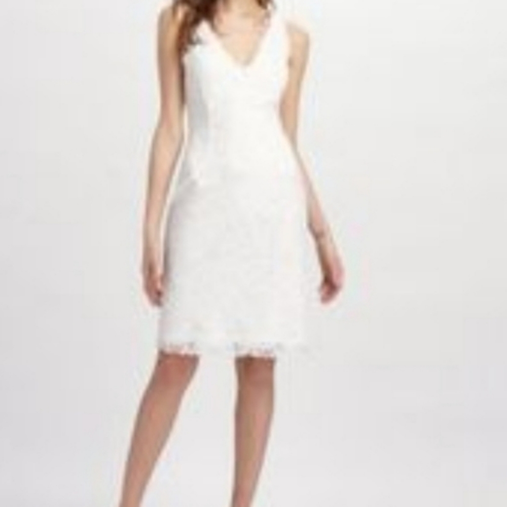 Josie Natori Dragon Lace Dress